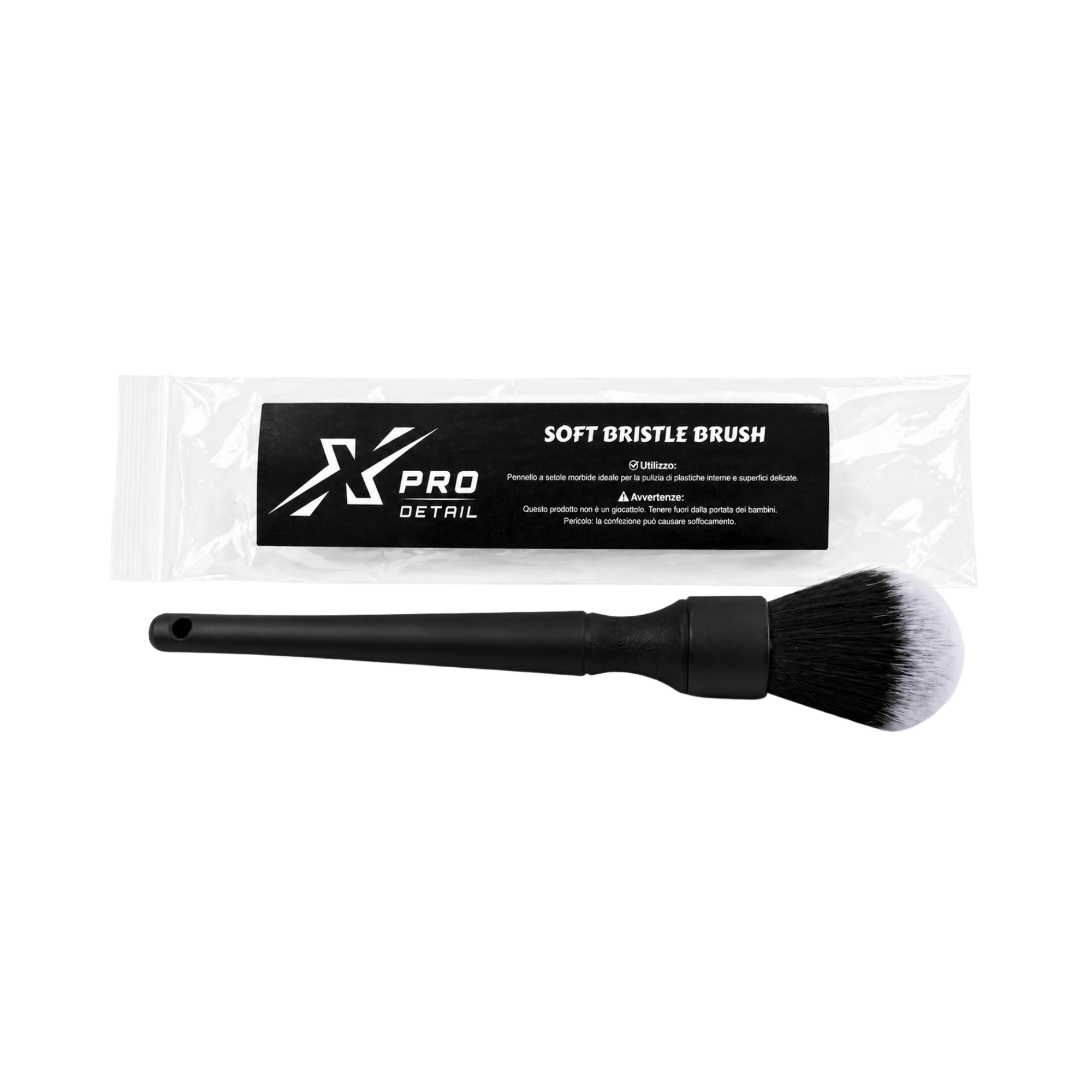 Soft bristle brush