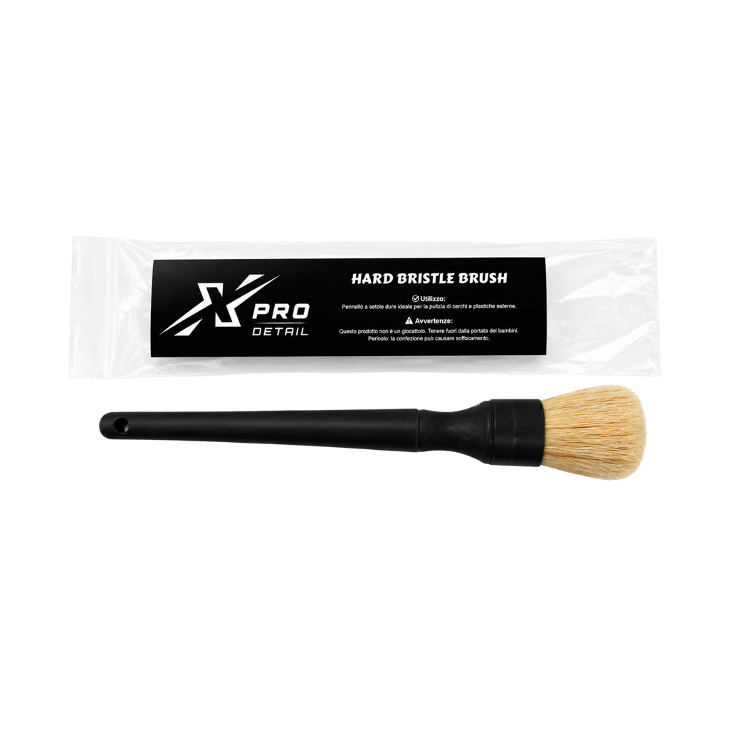 Hard bristle brush