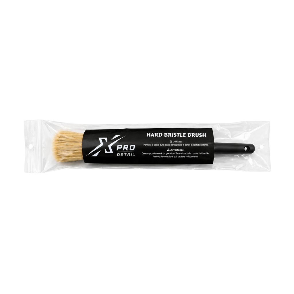 Hard bristle brush